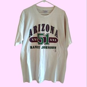Vintage Randy Johnson Arizona Diamondbacks MLB Players Choice Tee XL Baseball